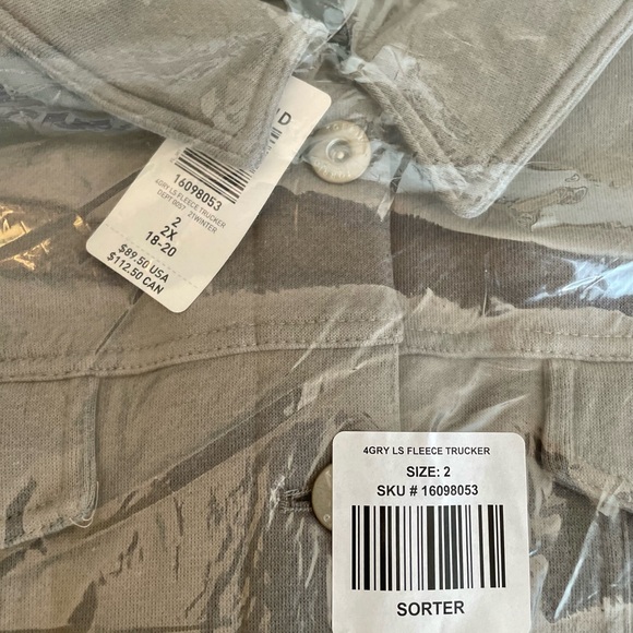 ***Relisted***Torrid Fleece Trucker Jacket - Sizes 1X & 2X - Picture 15 of 15